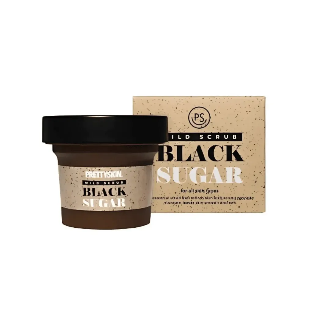 Prettyskin Mild Scrub Black Sugar /مقشر خفيف بالسكر الأسود