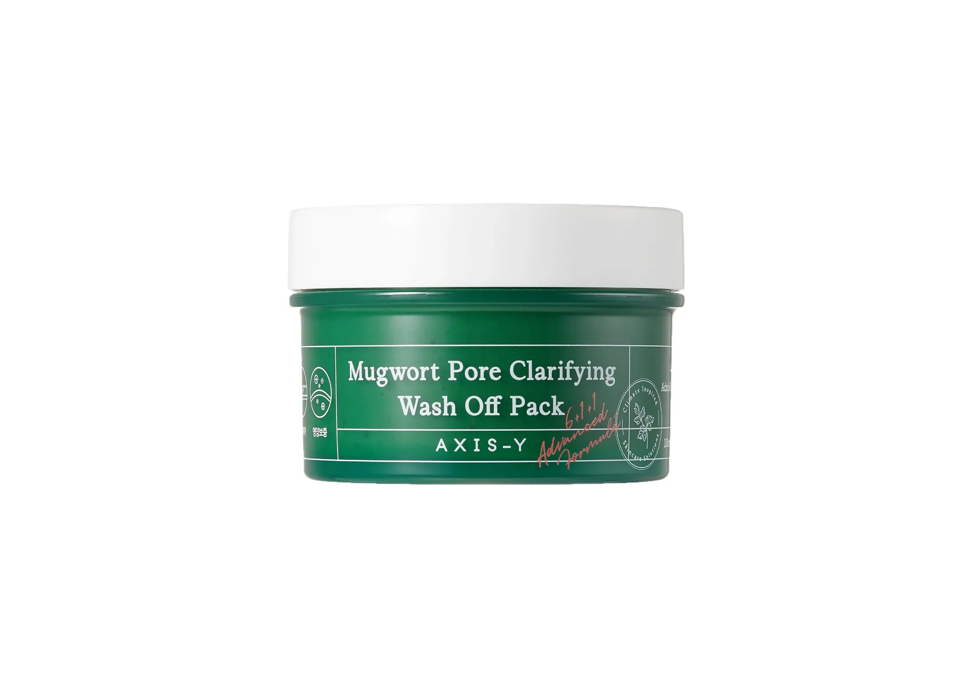 AXIS-Y Mugwort Pore Clarifying Wash Off Pack 100ml/ غسول لتنقية المسام بخلاصة الشيح 100 مل