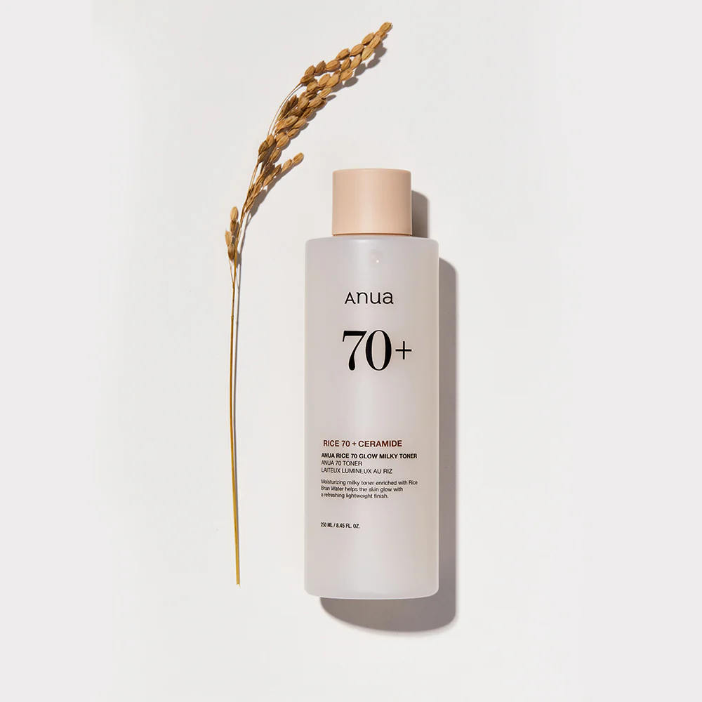 Anua Rice 70+ Glow milky Toner /تونر الارز الحليبي المتوهج