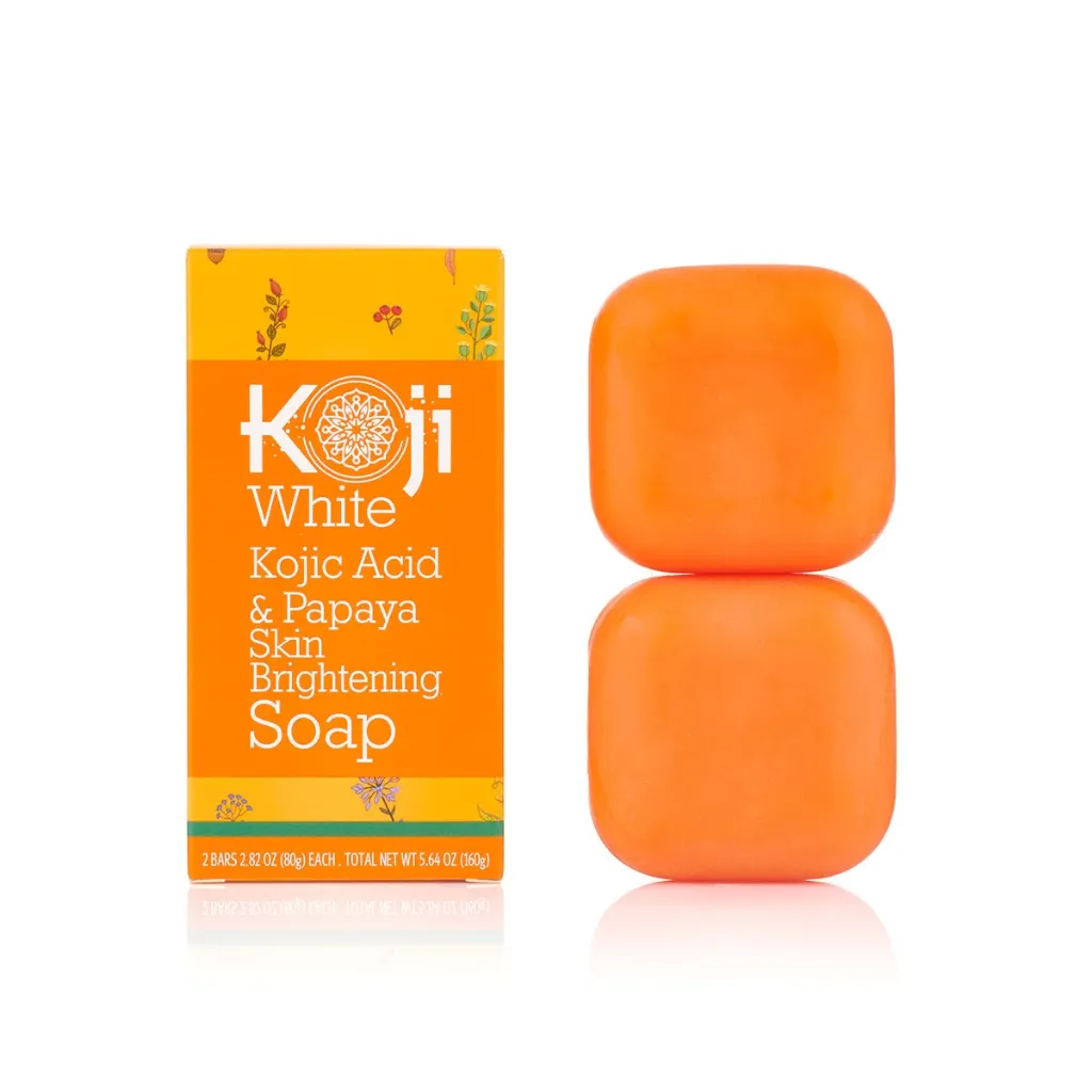 Koji White Kojic Acid & Papaya Skin Brightening Soap/صابون كوجي وايت لتفتيح البشرة بحمض الكوجيك والبابايا