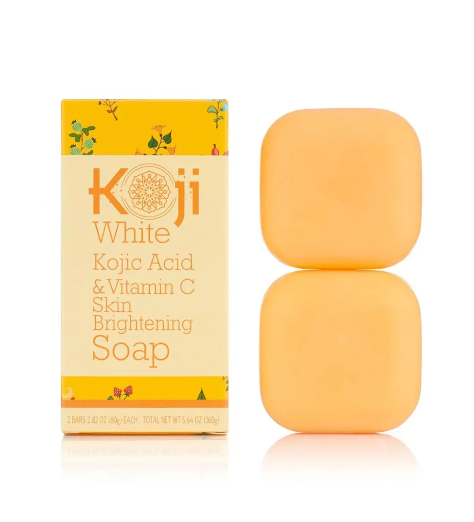 Koji White Kojic Acid & Vitamin C Skin Brightening Soap/ صابون تفتيح البشرة بحمض الكوجيك وفيتامين سي