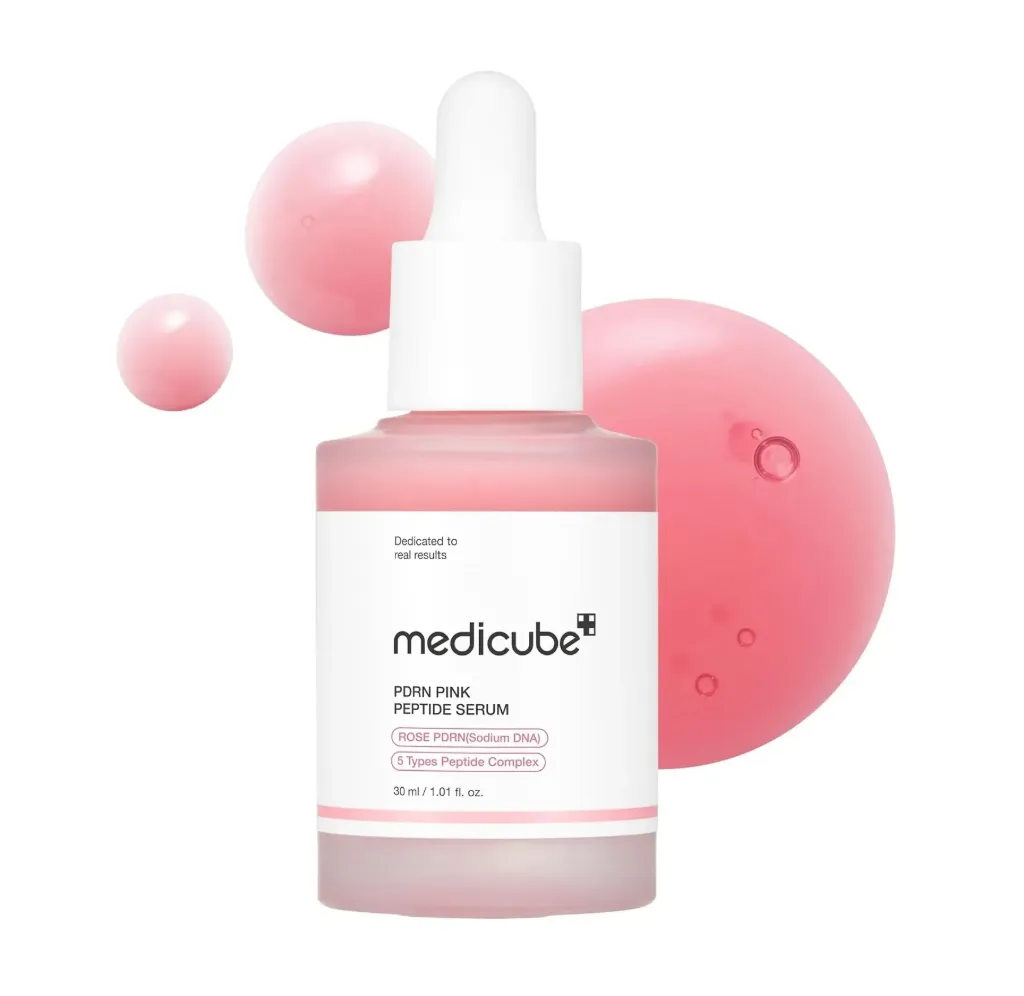 Medicube PDRN PINK PEPTIDE SERUM 30ML/ سيروم الببتيد الوردي من بي دي آر إن 30  مل